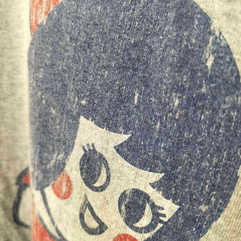 アンビル Anvil キャラクタープリント リンガーTシャツ メンズ M