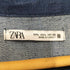 ザラ ZARA ボウタイ タック デニム ブラウス レディース import:L