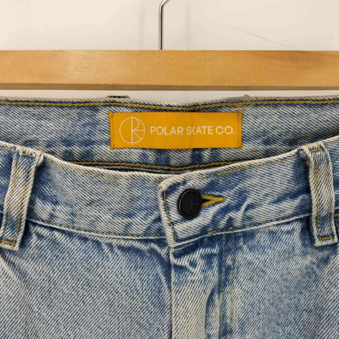 ポーラースケートカンパニー POLAR SKATE CO. 90s ストレート デニムパンツ メンズ 34×30