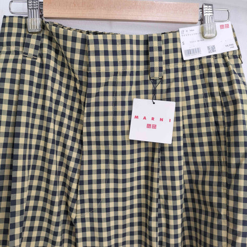 ユニクロ UNIQLO ワイドフィットタックパンツ レディース JPN:S