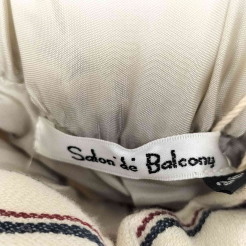 salon de balcony レジメンタルストライプジャンパースカート レディース 38