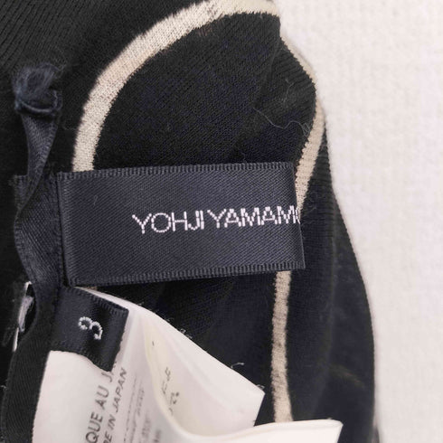 ヨウジヤマモトプリュスノアール YOHJI YAMAMOTO+NOIR 00S 総柄 ドレープネック 変形ブラウス レディース JPN:3