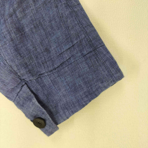 パドカレ pas de calais リネン100 先染め コート レディース JPN:38