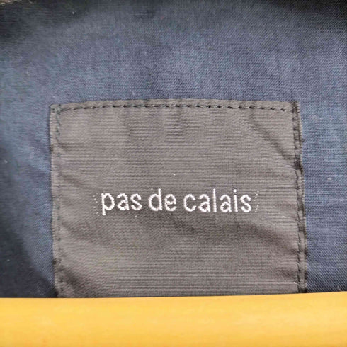 パドカレ pas de calais リネン100 先染め コート レディース JPN:38