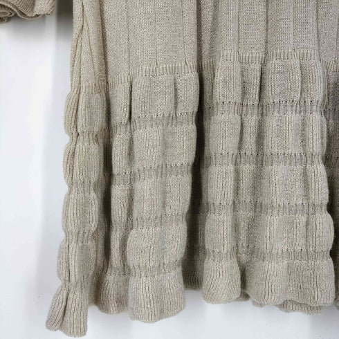 バーニーズニューヨーク BARNEYS NEWYORK ラメ 裾切替 ニット ワンピース レディース JPN:M