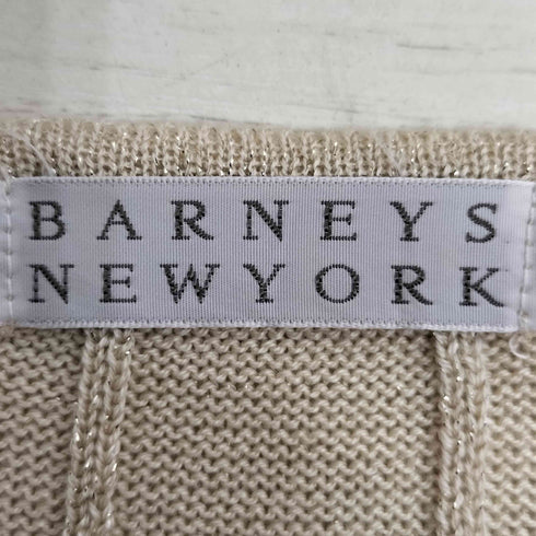 バーニーズニューヨーク BARNEYS NEWYORK ラメ 裾切替 ニット ワンピース レディース JPN:M