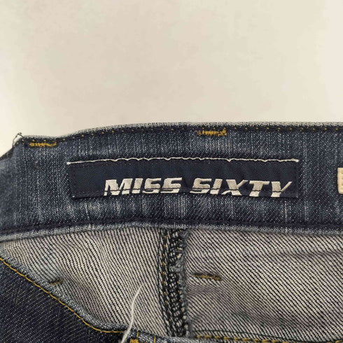 ミスシックスティ MISS SIXTY MADE IN ITALY ローライズ ジップフライフレアデニムパンツ Y2K レディース 26