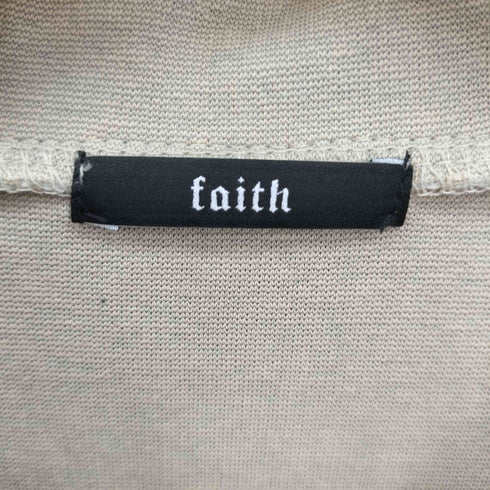 フェイス faith 裾ドローコード ポロカラー レースアップ シャツ メンズ FREE