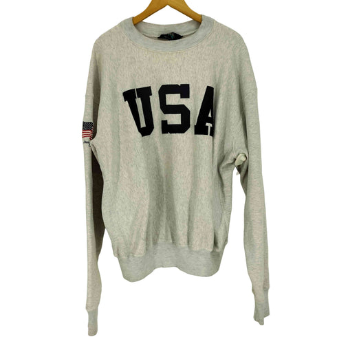 WAVEONE 90S USA製 USAロゴ プルオーバー スウェット メンズ 3XL