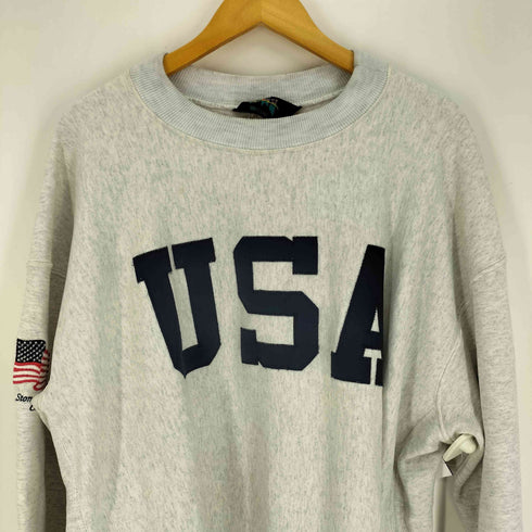 WAVEONE 90S USA製 USAロゴ プルオーバー スウェット メンズ 3XL