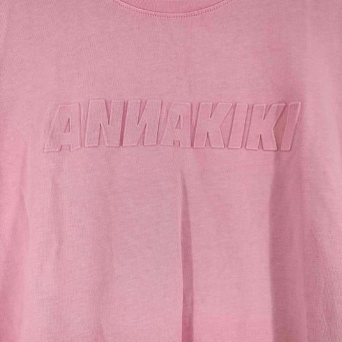 ANNAKIKI ロゴデザイン S/S Tシャツ レディース JPN:M