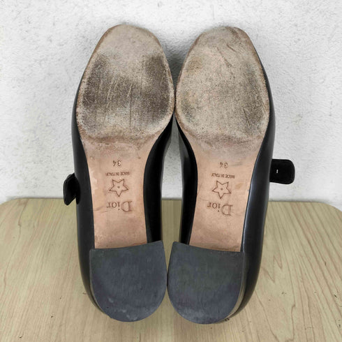 クリスチャンディオール Christian Dior レザー メリー ジェーン パンプス レディース 34