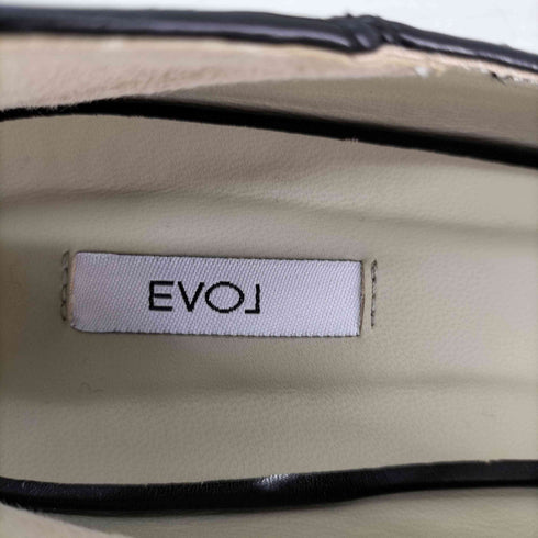 イーボル EVOL kusukusuコラボ スクエアパンプス / セレモニー・オケージョンパンプス」 レディース JPN:24