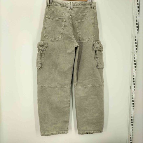 ザラ ZARA TRF MID WAIST CARGO BOYFRIEND JEANS ミッド ウエスト ワイド バギー デニム カーゴ パンツ Y2K メンズ 36