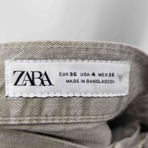 ザラ ZARA TRF MID WAIST CARGO BOYFRIEND JEANS ミッド ウエスト ワイド バギー デニム カーゴ パンツ Y2K メンズ 36
