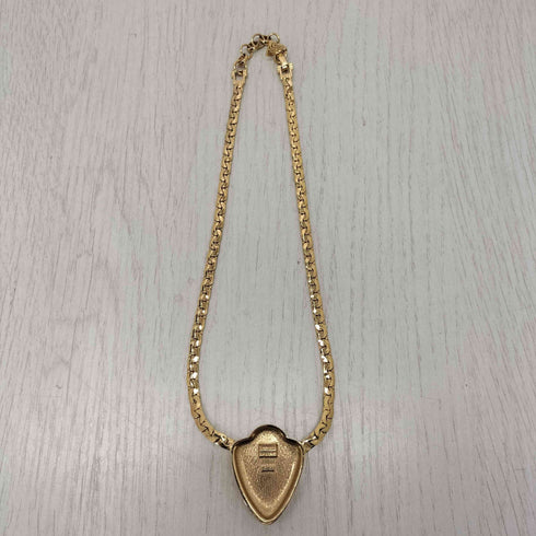 ランバン LANVIN ストーン装飾 ゴールドネックレス レディース