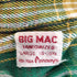 ビッグマック BIG MAC 60s チェック フロントダブルポケット L/S フランネルシャツ メンズ import:L