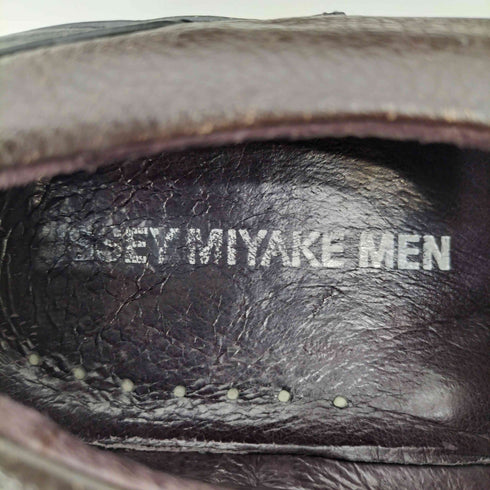 イッセイミヤケメン ISSEY MIYAKE MEN OLD レザー レースアップ タンクソール シューズ メンズ