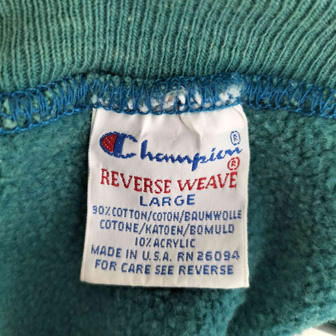 チャンピオン Champion 90s USA製 REVERSE WEAVE 目あり クルーネックスウェット メンズ import:L