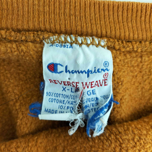 チャンピオン Champion 90s USA製 REVERSE WEAVE 目あり クルーネックスウェット メンズ X-LARGE