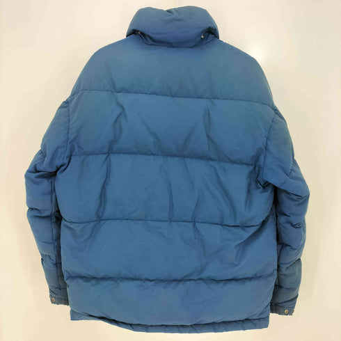 ウールリッチ WOOLRICH 80s USA製 紺タグ スタンドカラー 比翼ジップ ダウンジャケット メンズ import:L