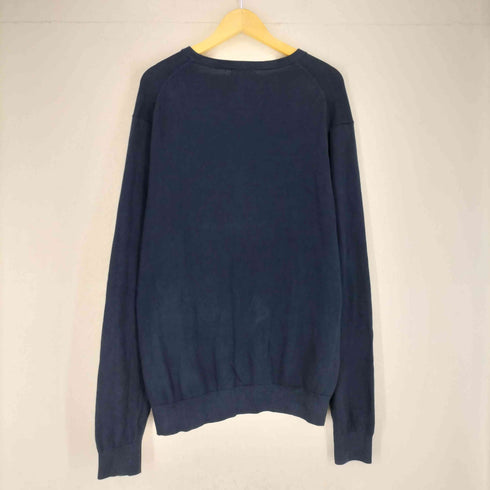 ランズエンド LANDS END SUPMA COTTON Vネックニット メンズ import:XL
