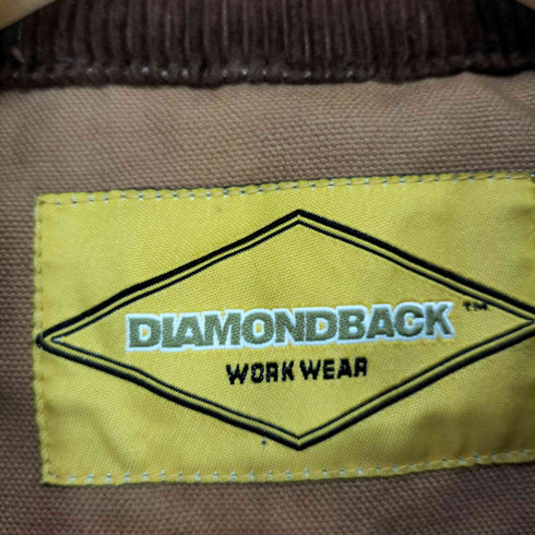 DIAMONDBACK 襟コーデュロイ ダックジャケット ワークジャケット メンズ import:L