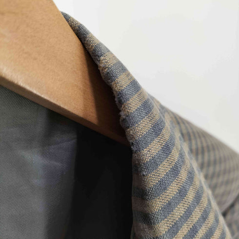 エルメネジルドゼニア Ermenegildo Zegna PURE SILK100 2Bチェックテーラードジャケット メンズ