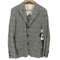 ラルディー二 LARDINI WOOSTER イタリア製 リネン レーヨン グレンチェック テーラード ジャケット メンズ EUR:48