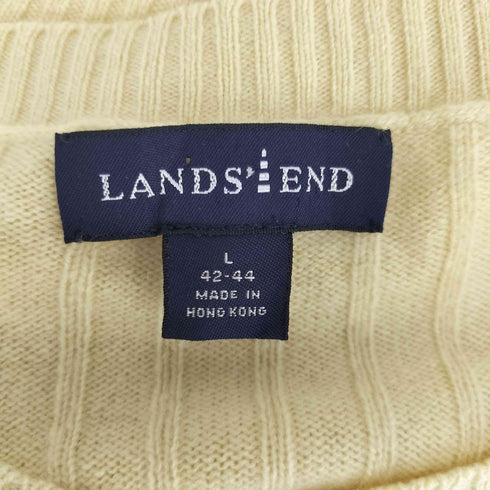 ランズエンド LANDS END Vネックカシミヤニット メンズ import:L