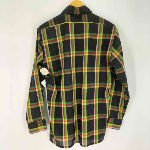 GARRY DUNCAN チェック柄 シアー L/S シャツ メンズ