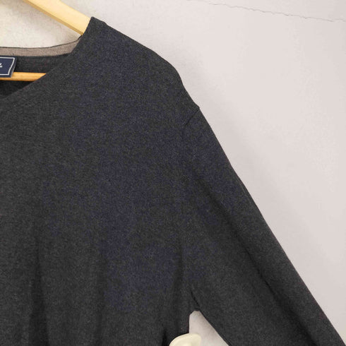 カシミヤ混Vネックニット メンズ import:L