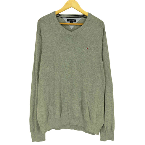 トミーヒルフィガー TOMMY HILFIGER Vネックニット メンズ import:XL