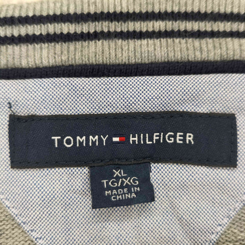 トミーヒルフィガー TOMMY HILFIGER Vネックニット メンズ import:XL