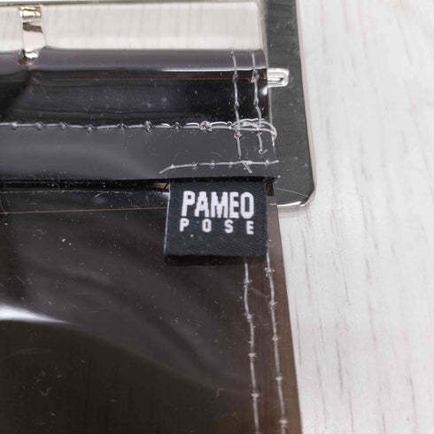 パメオポーズ Pameo Pose Zircon Belt PVC ベルト レディース