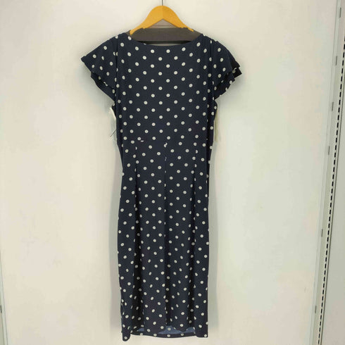 ローレンラルフローレン LAUREN RALPH LAUREN DRESS ドット柄 ギャザーワンピース レディース 8
