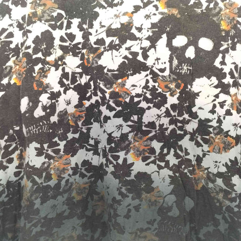 ゲス GUESS スカル柄 グラデーションプリントTシャツ メンズ M