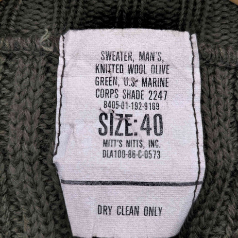 86年製 コマンドセーター メンズ US:40