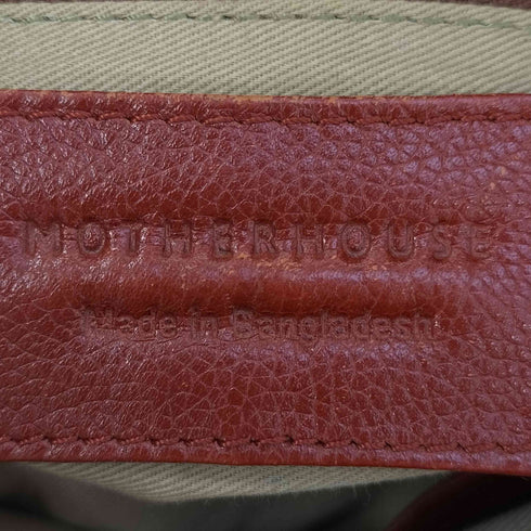 マザーハウス MOTHERHOUSE レザー 2WAY ストラップ ハンド ショルダー バック レディース