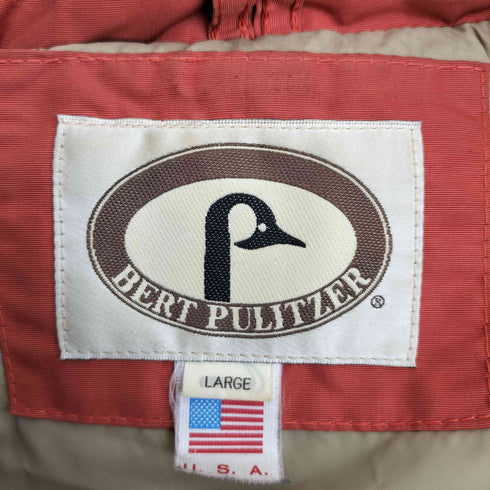 バートピューリッツァ BERT PULITZER 90s USA製 グースダウン ダウンベスト メンズ import:L