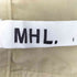エムエイチエル MHL. MARGARET HOWELL マーガレットハウエル COMPACT TOUGH COTTON POPLIN 2タック フレア スカート レディース JPN:1
