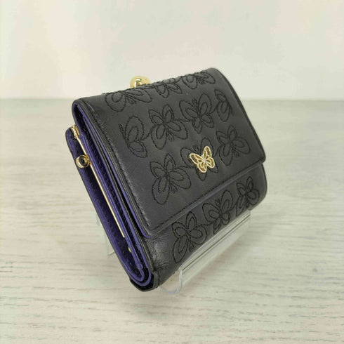 アナスイ ANNA SUI エターナル バタフライ がま口二つ折り財布 レディース