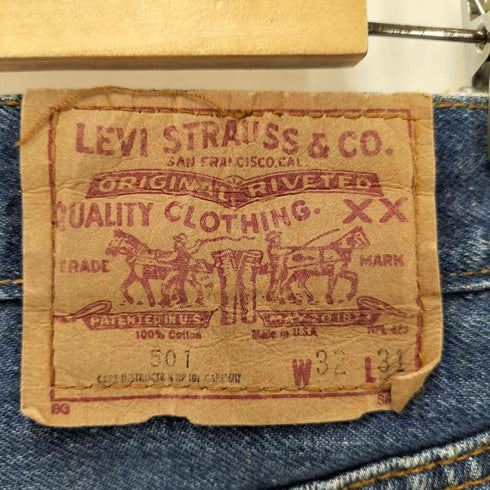 リーバイス Levis 80S USA製 501 ボタン裏522刻印 デニム パンツ ハチマル 85年製 メンズ W32 L31