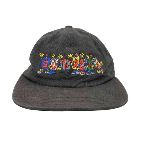 シュプリーム Supreme 18ss Friends 6-Panel 刺繍デニムキャップ メンズ