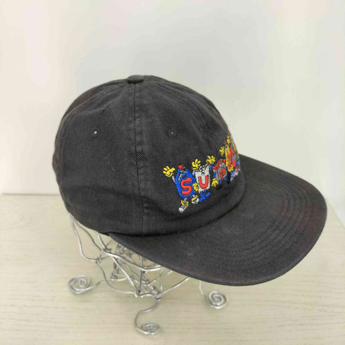 シュプリーム Supreme 18ss Friends 6-Panel 刺繍デニムキャップ メンズ