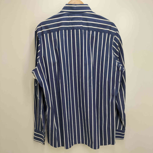トミーヒルフィガー TOMMY HILFIGER 80'S TWO-PLY ストライプ L/S ボタンダウン シャツ メンズ import:L