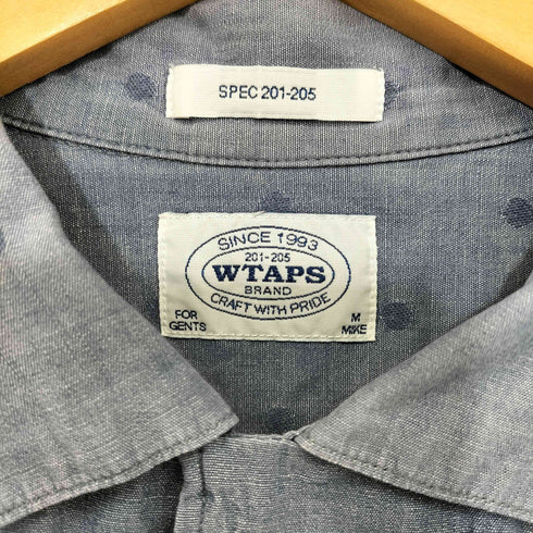 ダブルタップス WTAPS 12SS ERNEST S/S ドット シャンブレーシャツ メンズ JPN:M