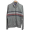 トミーヒルフィガー TOMMY HILFIGER トリコロール ボーダー スウェット ジャケット メンズ import:XL