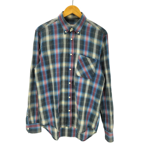 カーハート Carhartt × ADAM KIMMEL コラボ インド綿 フランネル L/S ボタンダウン チェック シャツ メンズ import:S