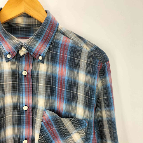 カーハート Carhartt × ADAM KIMMEL コラボ インド綿 フランネル L/S ボタンダウン チェック シャツ メンズ import:S